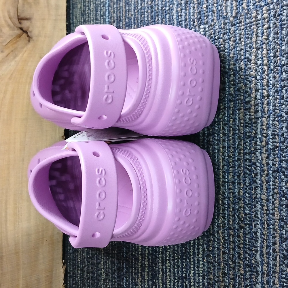 Nwt Crocs Stomp Clog Purple Womens 8 - Picture 4 of 6